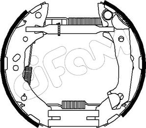 Cifam 151-209 - Bremžu loku komplekts www.autospares.lv