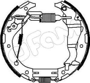 Cifam 151-208 - Bremžu loku komplekts www.autospares.lv