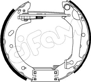 Cifam 151-202 - Bremžu loku komplekts autospares.lv