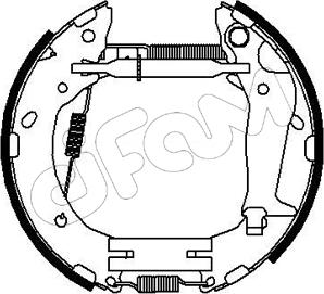 Cifam 151-215 - Bremžu loku komplekts www.autospares.lv