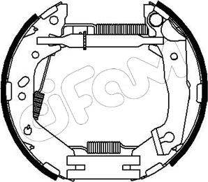 Cifam 151-210 - Bremžu loku komplekts www.autospares.lv