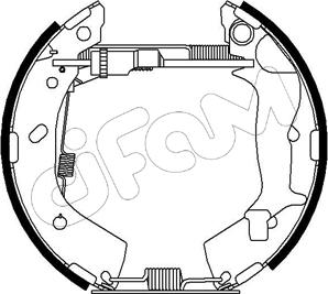 Cifam 151-213 - Bremžu loku komplekts www.autospares.lv