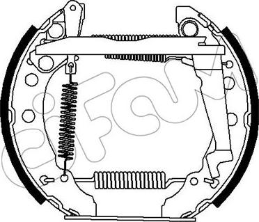 Cifam 151-277 - Bremžu loku komplekts www.autospares.lv