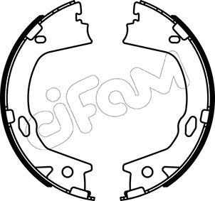 Cifam 153-499 - Bremžu loku kompl., Stāvbremze www.autospares.lv