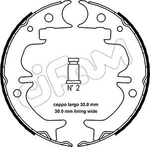 Cifam 153-444 - Bremžu loku kompl., Stāvbremze www.autospares.lv