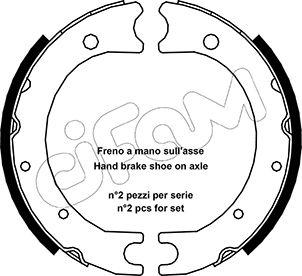 Cifam 153-440 - Bremžu loku kompl., Stāvbremze www.autospares.lv