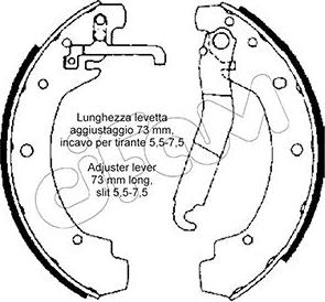 Cifam 153-463 - Bremžu loku komplekts www.autospares.lv