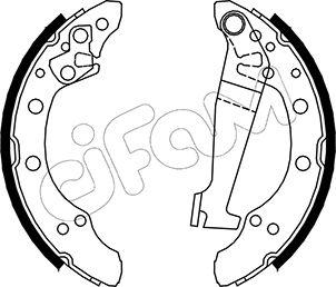 Cifam 153-462 - Brake Shoe Set www.autospares.lv