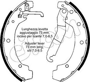 Cifam 153-467 - Bremžu loku komplekts www.autospares.lv