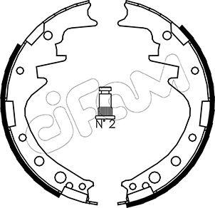 Cifam 153-413 - Brake Shoe Set www.autospares.lv