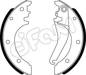 Cifam 153-486 - Bremžu loku komplekts www.autospares.lv