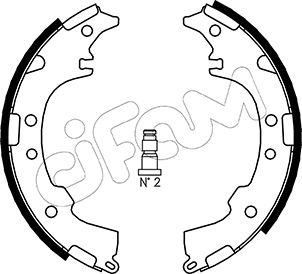 Cifam 153-434 - Bremžu loku komplekts www.autospares.lv