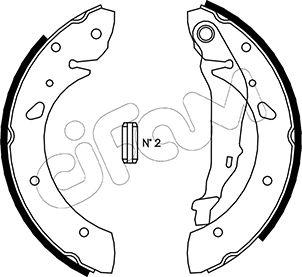 Cifam 153-430 - Bremžu loku komplekts www.autospares.lv