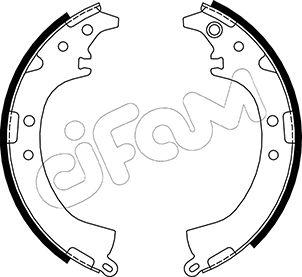 Cifam 153-429 - Brake Shoe Set www.autospares.lv