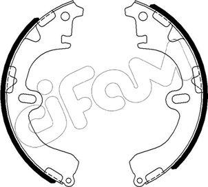 Cifam 153-423 - Brake Shoe Set www.autospares.lv