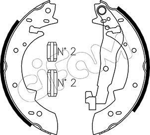 Cifam 153-475 - Brake Shoe Set www.autospares.lv