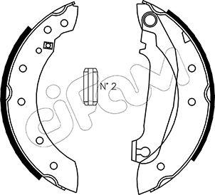 Cifam 153-476 - Bremžu loku komplekts www.autospares.lv