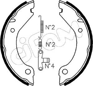 Cifam 153-473K - Bremžu loku kompl., Stāvbremze www.autospares.lv