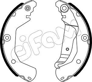 Cifam 153-554 - Bremžu loku komplekts www.autospares.lv