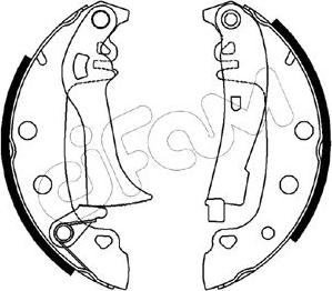 Cifam 153-555 - Bremžu loku komplekts autospares.lv