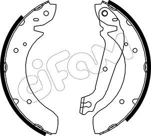 Cifam 153-584 - Bremžu loku komplekts autospares.lv