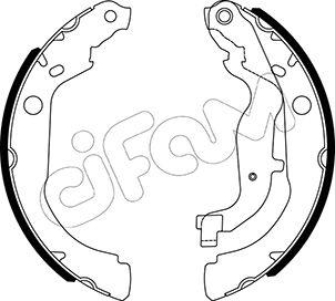 Cifam 153-535 - Bremžu loku komplekts autospares.lv