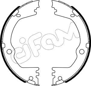 Cifam 153-532 - Brake Shoe Set, parking brake www.autospares.lv