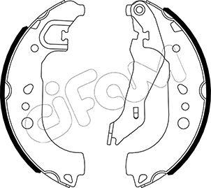 Cifam 153-537 - Bremžu loku komplekts www.autospares.lv