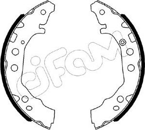 Cifam 153-526 - Bremžu loku komplekts autospares.lv