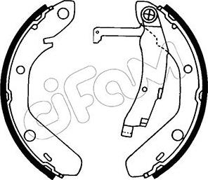 Cifam 153-651 - Bremžu loku komplekts autospares.lv