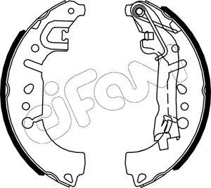 Cifam 153-653 - Bremžu loku komplekts www.autospares.lv