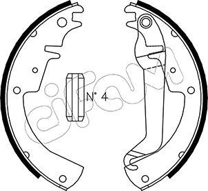 Cifam 153-613 - Bremžu loku komplekts autospares.lv