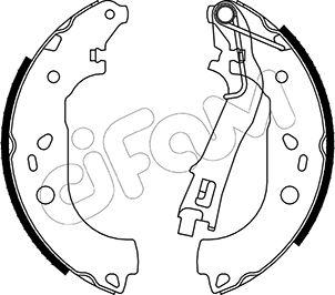 Cifam 153-099 - Bremžu loku komplekts autospares.lv