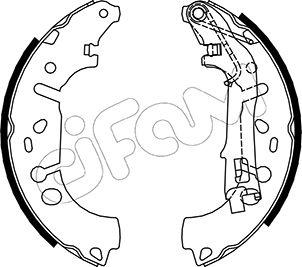 Cifam 153-093 - Bremžu loku komplekts autospares.lv