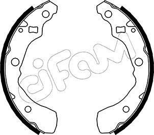 Cifam 153-041 - Bremžu loku komplekts www.autospares.lv