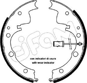 Cifam 153-065 - Bremžu loku komplekts www.autospares.lv