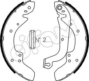 Cifam 153-062 - Bremžu loku komplekts autospares.lv