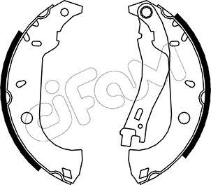 Cifam 153-067 - Bremžu loku komplekts autospares.lv