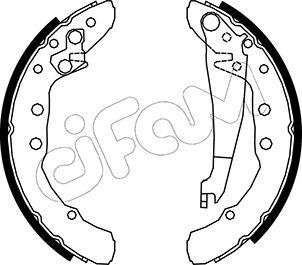 Cifam 153-009 - Bremžu loku komplekts autospares.lv