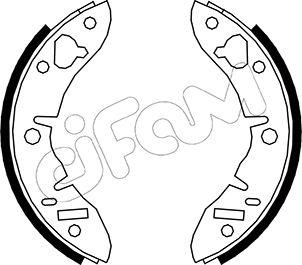 Cifam 153-004 - Brake Shoe Set www.autospares.lv