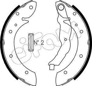 Cifam 153-015 - Bremžu loku komplekts autospares.lv