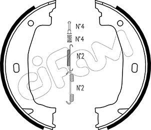 Cifam 153-018K - Bremžu loku kompl., Stāvbremze www.autospares.lv