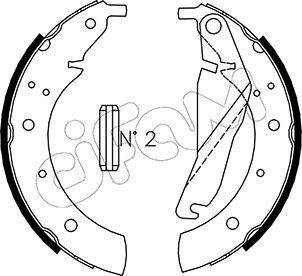 Cifam 153-012 - Bremžu loku komplekts autospares.lv