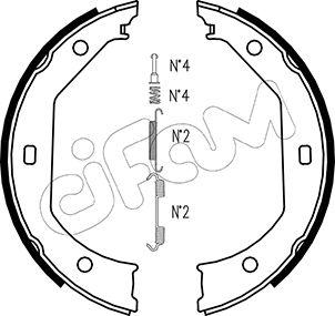 Cifam 153-017K - Bremžu loku kompl., Stāvbremze www.autospares.lv