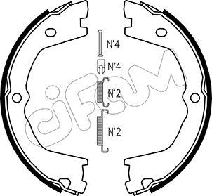 Cifam 153-086K - Bremžu loku kompl., Stāvbremze www.autospares.lv