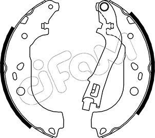 Cifam 153-088 - Bremžu loku komplekts www.autospares.lv