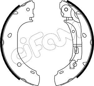 Cifam 153-082 - Bremžu loku komplekts www.autospares.lv