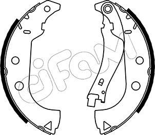 Cifam 153-087 - Bremžu loku komplekts autospares.lv