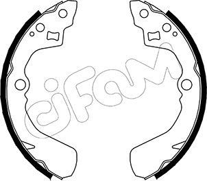 Cifam 153-037 - Brake Shoe Set www.autospares.lv