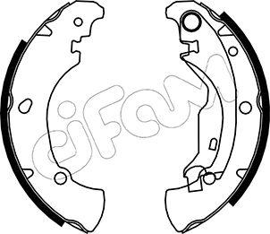 Cifam 153-076 - Bremžu loku komplekts autospares.lv